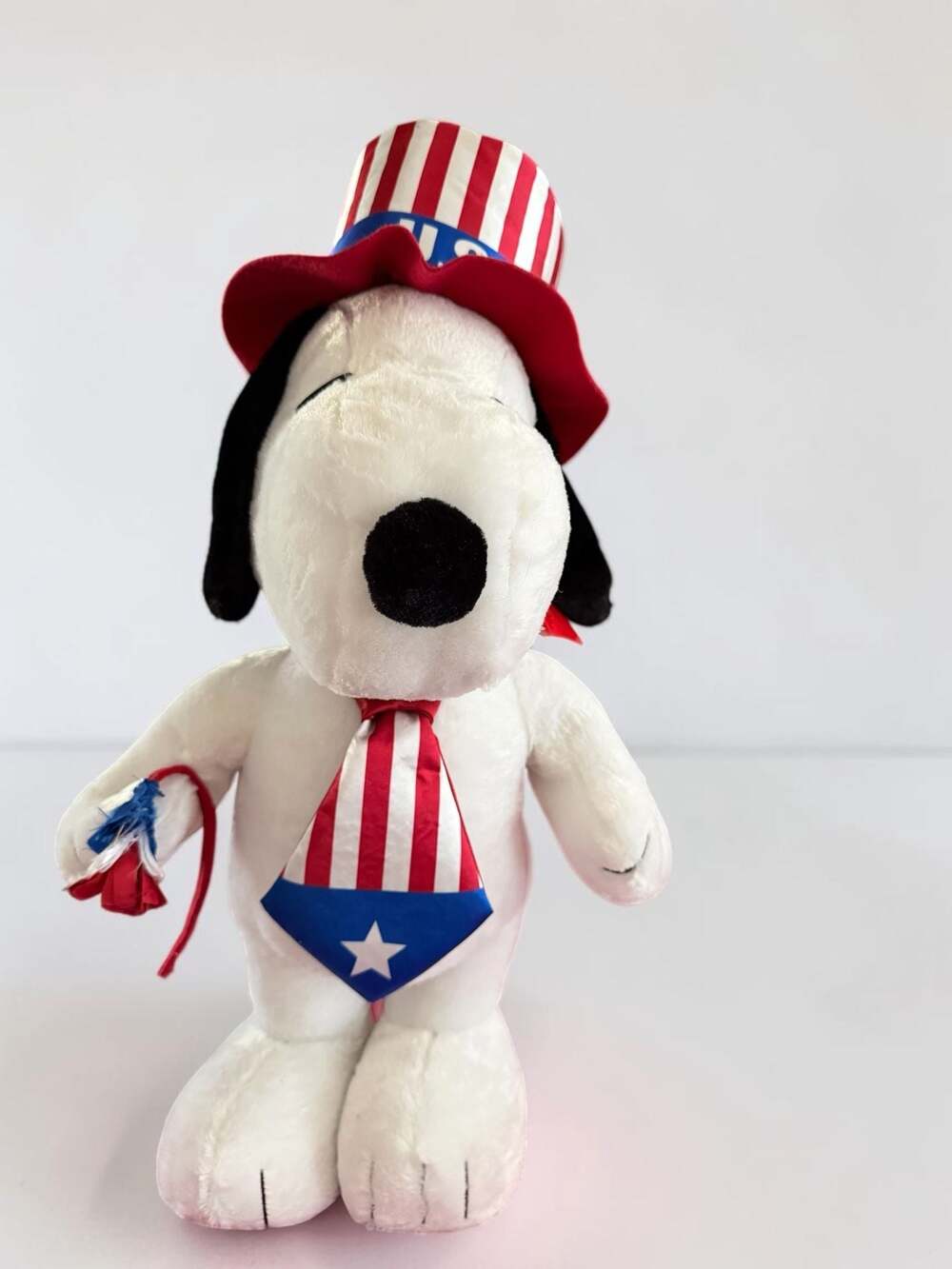 DanDee Peanuts Snoopy 23" Patriotic Uncle Sam Plush